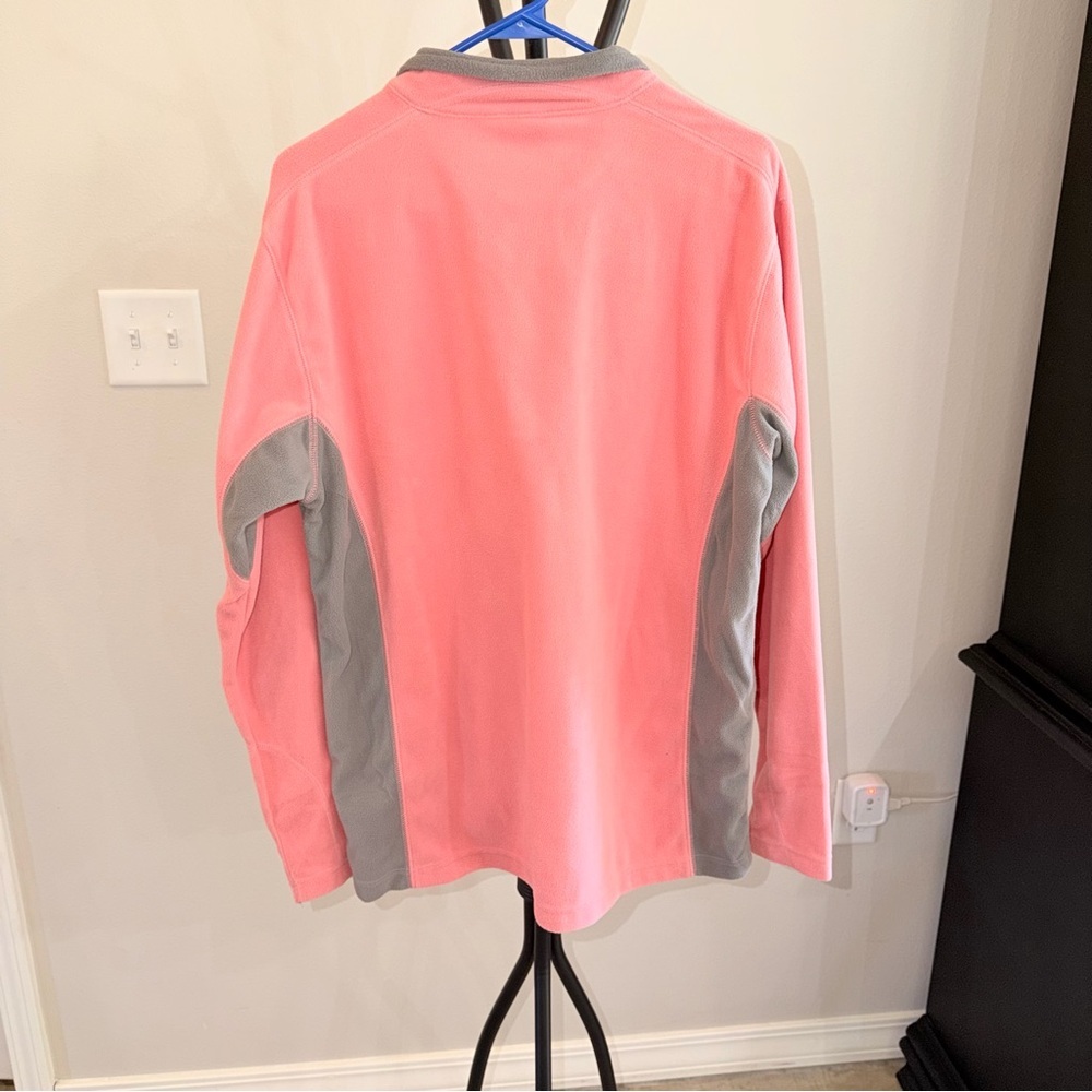 NWOT - Columbia Fleece 1/4 Zip Pullover Pink Gray Womens Jacket - Size M - Picture 5 of 6